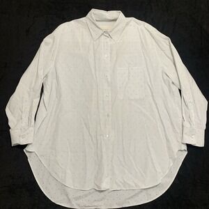 Studio Nicholson Claxon Oversized Shirt Womens Boxy Blouse Poplin Size 1 (US 6)